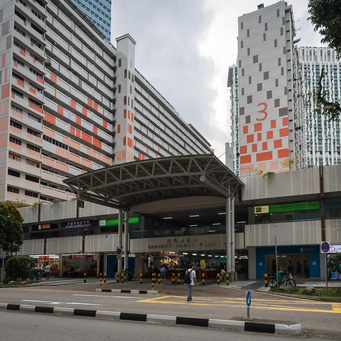 Tanjong Pagar Plaza on Jan 2, 2026. Several shops that formerly housed massage or beauty parlours have been vacated.