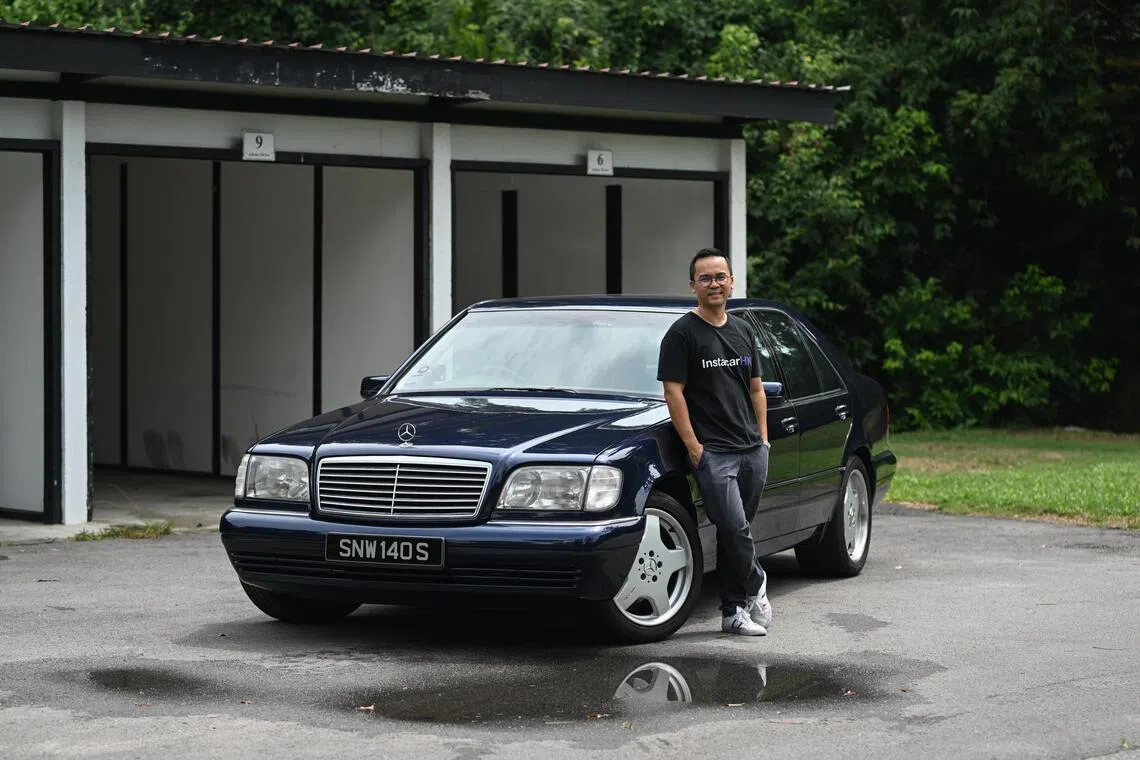 Financial crime specialist and his 30-year-old Mercedes-Benz S-class
