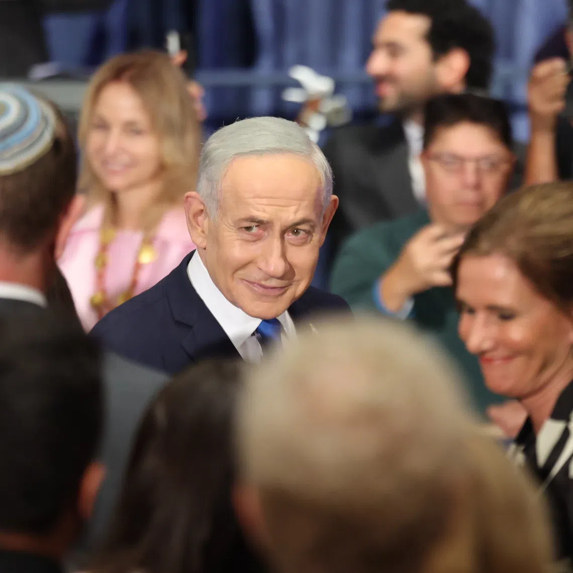Israeli Prime Minister Benjamin Netanyahu (centre) has insisted that Hamas Oct 7 attack could have been prevented had the Shin Bet’s then director, Ronen Bar, called to wake him that morning.