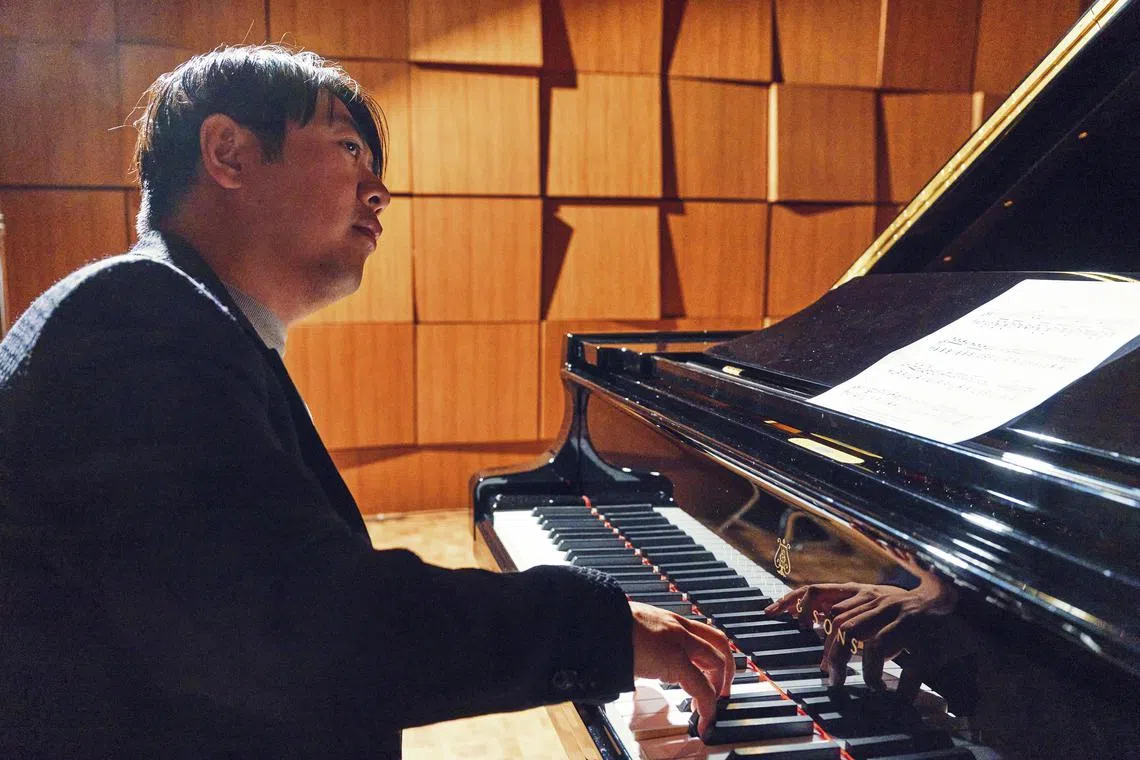 The pianist Lang Lang plays a recently discovered Chopin waltz at Steinway Hall in New York on Oct 7. 
