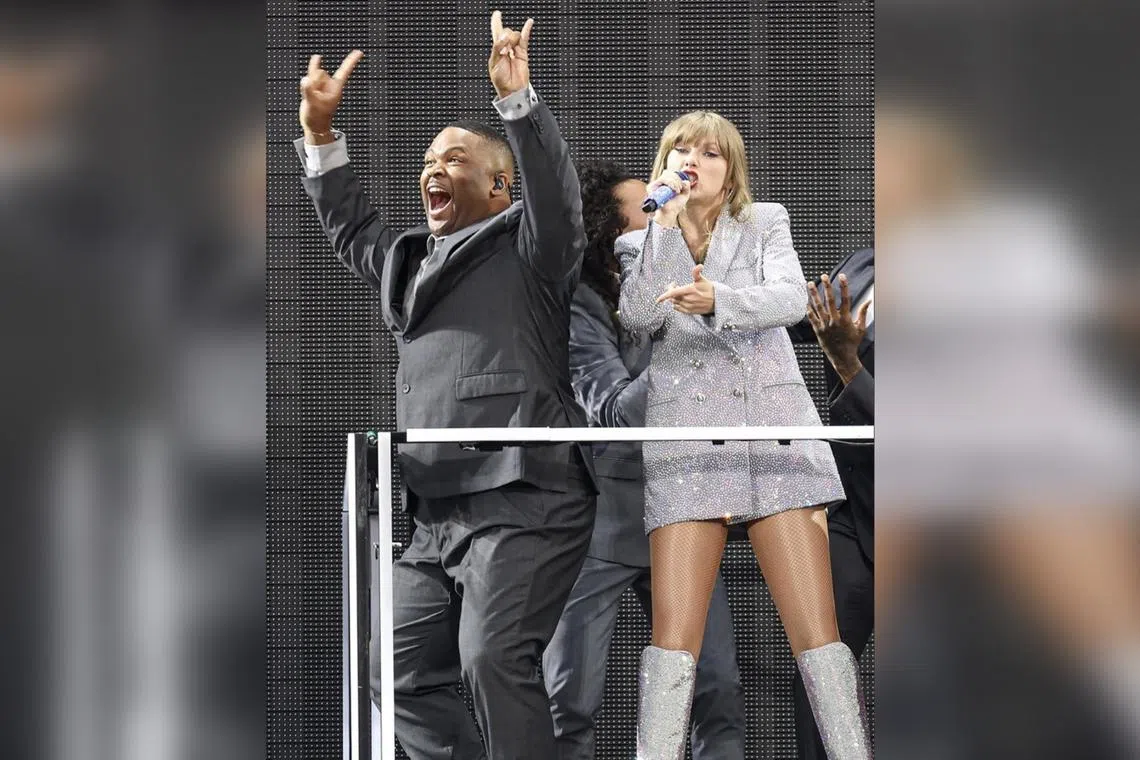 Kameron Saunders has been tasked with dropping a spot of Singlish into Taylor Swift’s concerts in Singapore.
