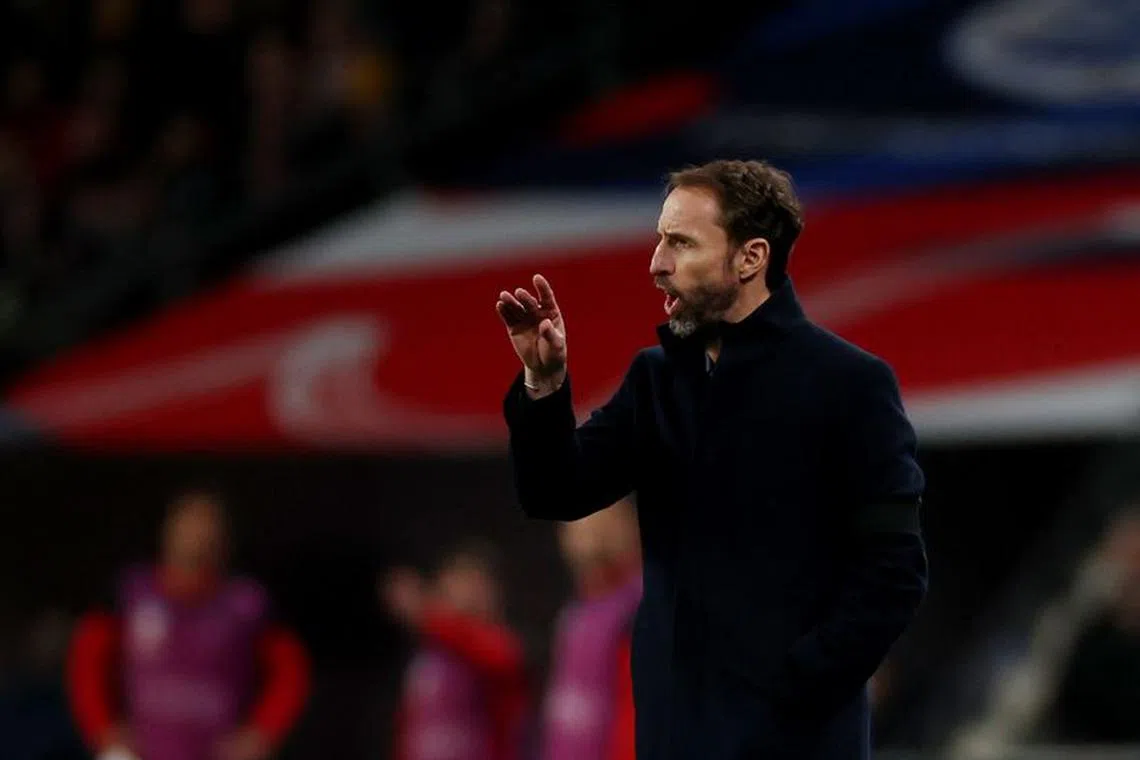 Soccer Football - UEFA Euro 2024 Qualifier - Group C - England v Malta - Wembley Stadium, London, Britain - November 17, 2023  England manager Gareth Southgate reacts Action Images via Reuters/Paul Childs/File Photo