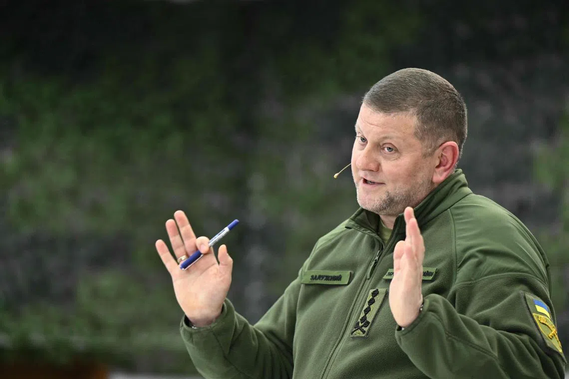 General Valeriy Zaluzhnyi held a press briefing after a new Bill aiming to lower the age of the draft sparked controversy on social media.