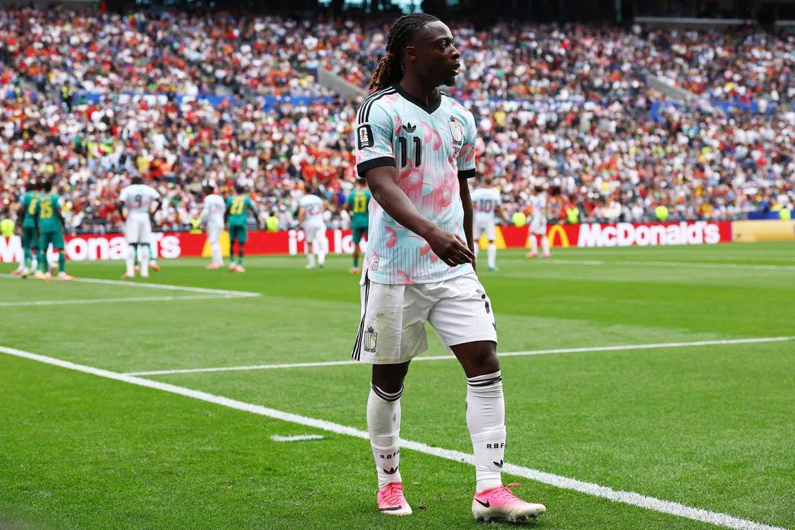 Belgium’s Jeremy Doku wants to contribute more goals.