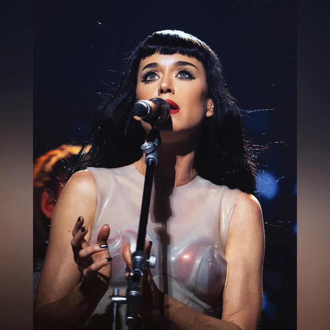 Katy Perry in her concert film Katy Perry: The Lifetimes Tour - Live From Paris.