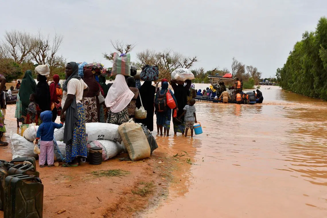 West African floods have displaced at least 2.4 million people, killed about 1,000 and are devastating crops in the region.