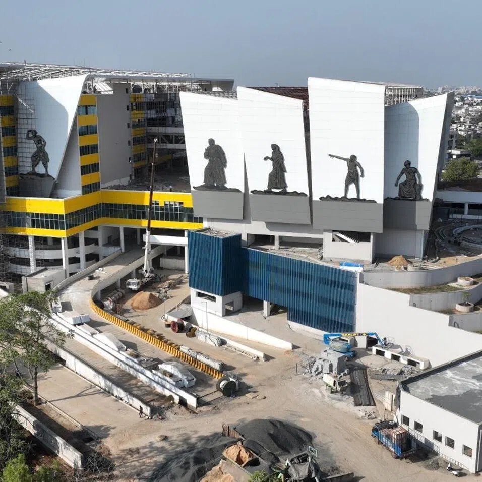 The Sabarmati station in Ahmedabad, India. India’s first bullet train project will run from Ahmedabad to Mumbai.