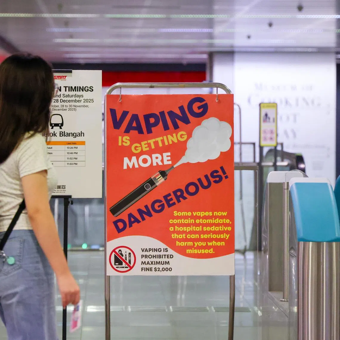 The authorities have stepped up enforcement efforts against vapes in the past year, following reports that a number of them were laced with drugs.