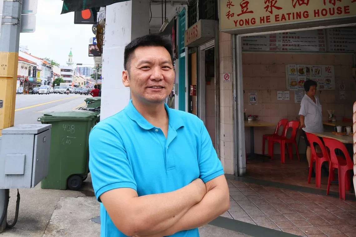 Mr Dong Han Zhong is the  third-generation owner of Yong He Eating House in Geylang.