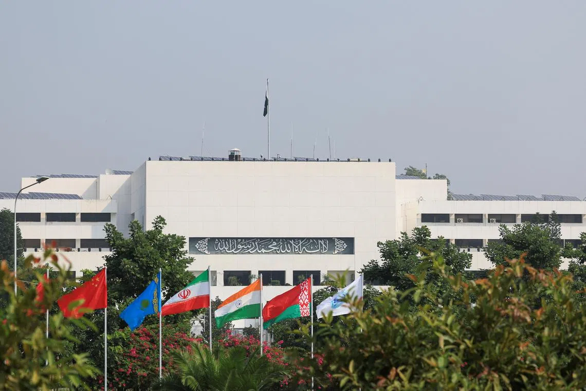 A view of the Parliament House building in Islamabad, Pakistan October 21, 2024. REUTERS/Akhtar Soomro/File Photo