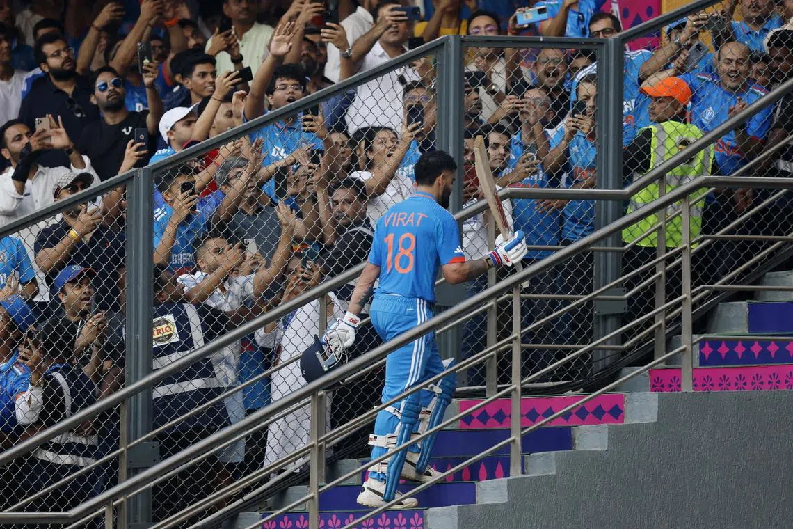 In India, for batter Virat Kohli especially, there is nothing but adoration.  