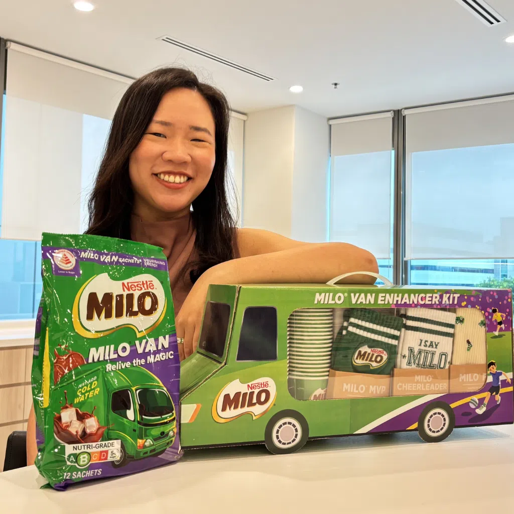 Senior brand manager of Milo at Nestle with Milo Van sachets launch