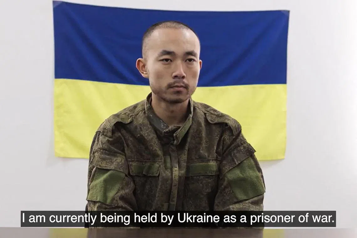 Ukrainian forces recently captured two men of Chinese origin in eastern Ukraine.