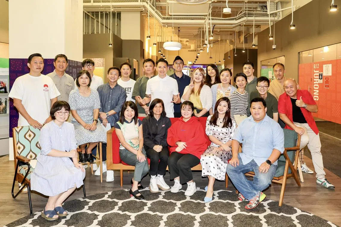 The prize recipients of SPH Media's Chinese Media Group Annual News Awards ceremony 2023.