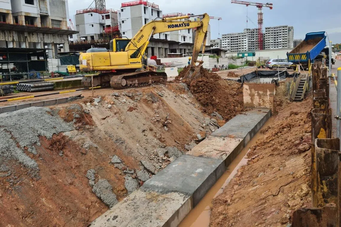tengah town singapore’s first common services duct precise development