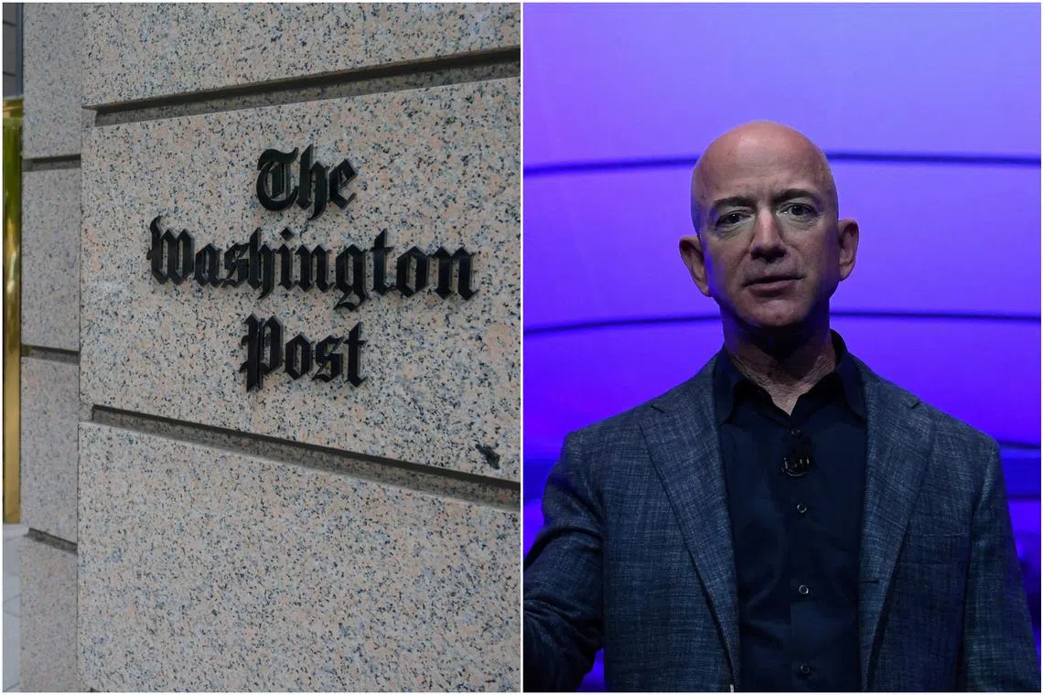 Billionaire Jeff Bezos said the Washington Post did not have to provide opposing views because “the internet does that job.”