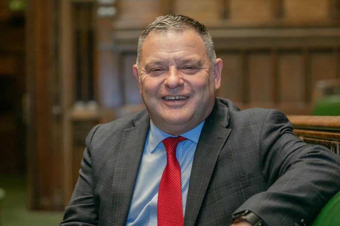 British lawmaker Mike Amesbury has been suspended from the governing Labour Party.