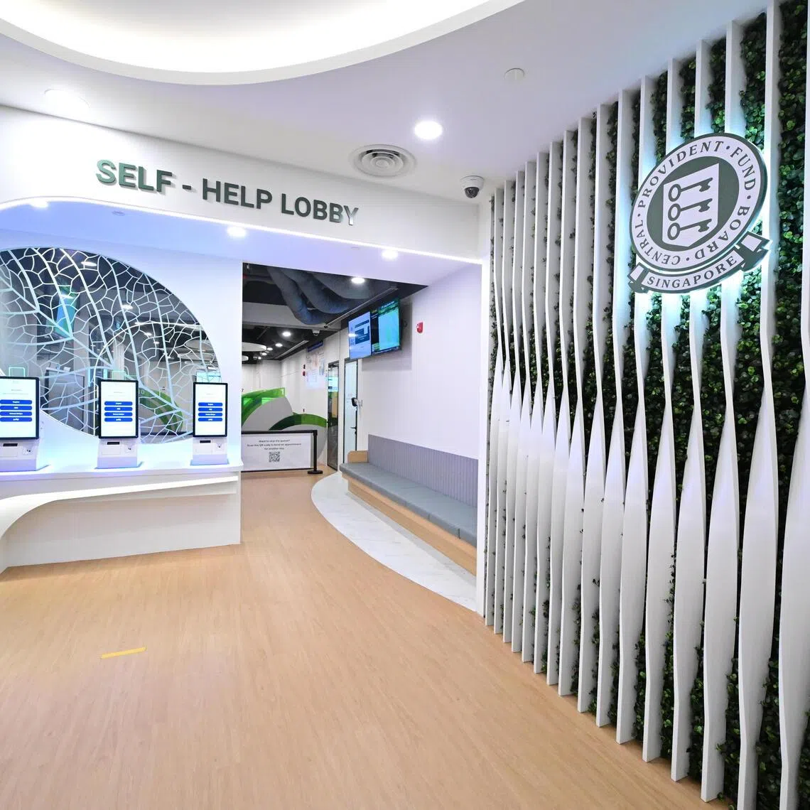 The service centre serves about 500 CPF visitors daily, mostly aged 55 and above.