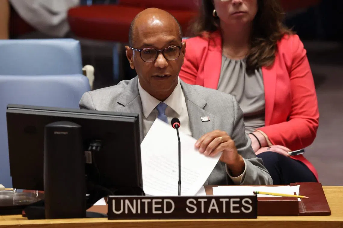 Deputy US Ambassador to the United Nations Robert Wood told the UN Security Council that China's support of Russia's invasion of Ukraine was prolonging the war.