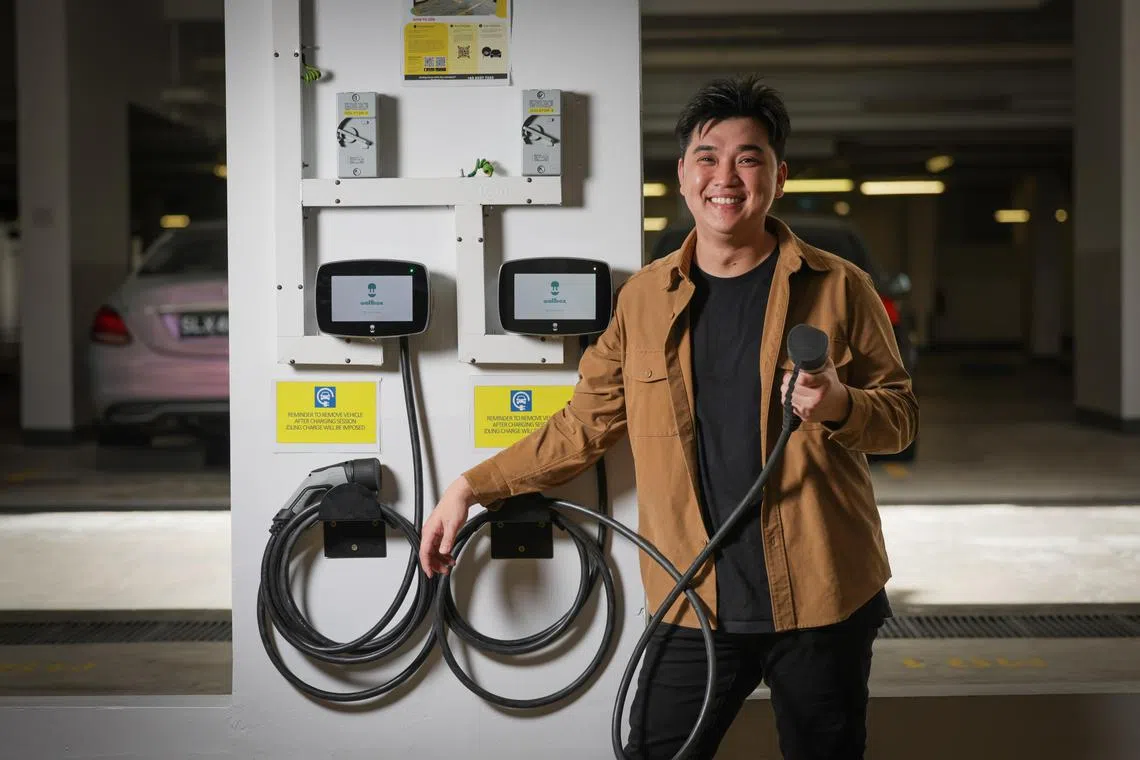 ST20250318_202574000777: Gin Tay/ samoney/ Sue Ann Tan/

Profile of Rayson Lee, 33, CEO, Co-Founder of Novowatt photographed at euHabitat on Mar 18, 2025.