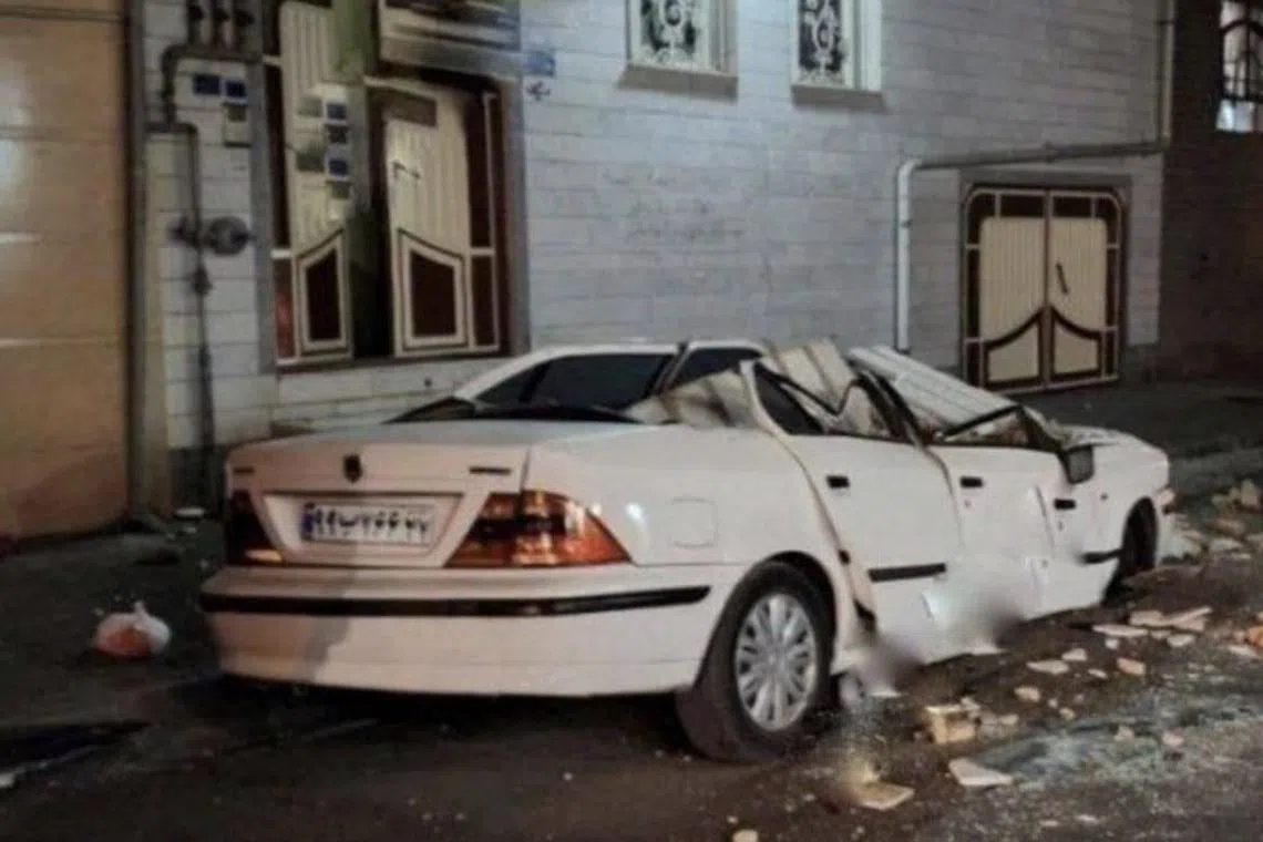 Iranian media said the earthquake  hit near the city of Khoy in Iran’s Western Azerbaijan province.