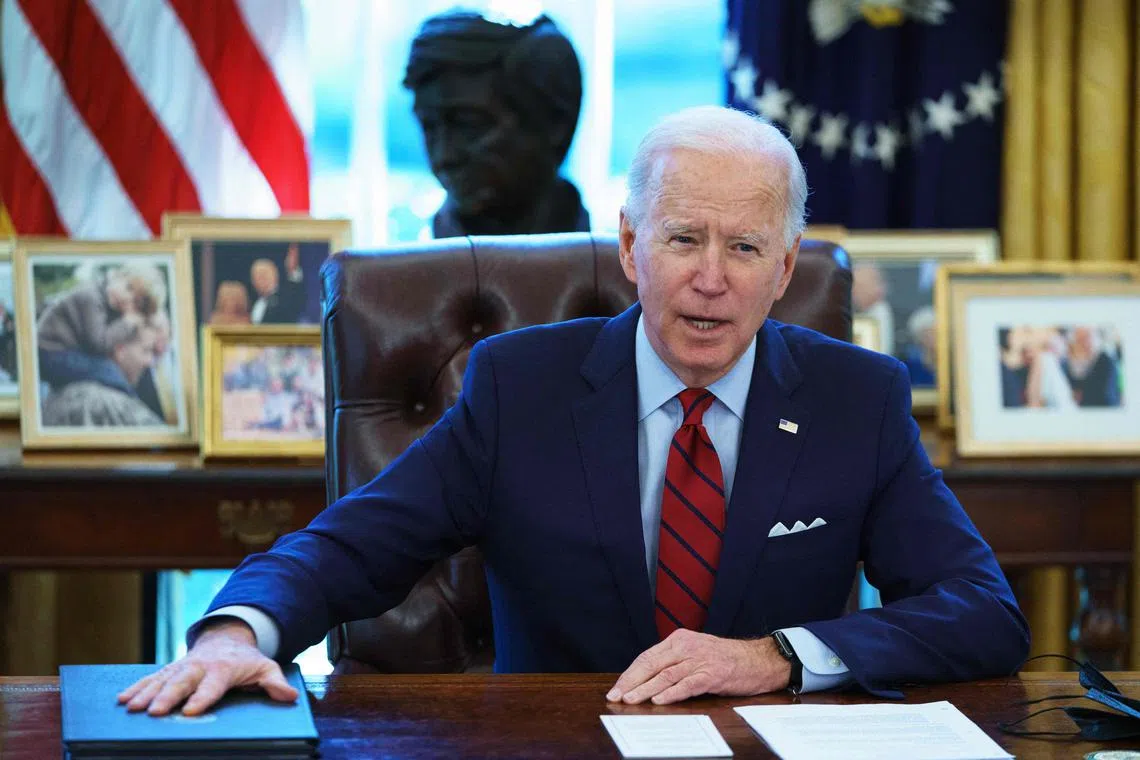 Democrats poured more than US$1 billion into Mr Biden’s campaign coffers in 2020.