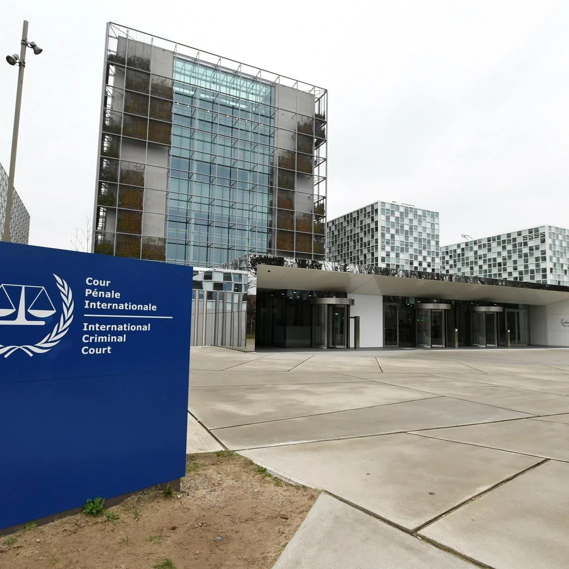 The International Criminal Court building is seen in The Hague, Netherlands, January 16, 2019. REUTERS/Piroschka van de Wouw