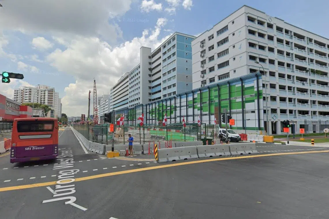 The Ministry of Manpower said the accident took place near Jurong West Street 75, where the future and tentatively named Gek Poh MRT station will be located.
