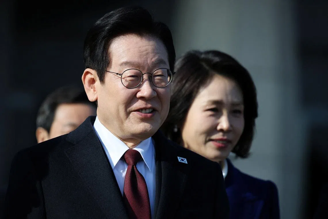 South Korean President Lee Jae Myung (above) is expected to meet his Chinese counterpart Xi Jinping during the trip for their second meeting in just two months.