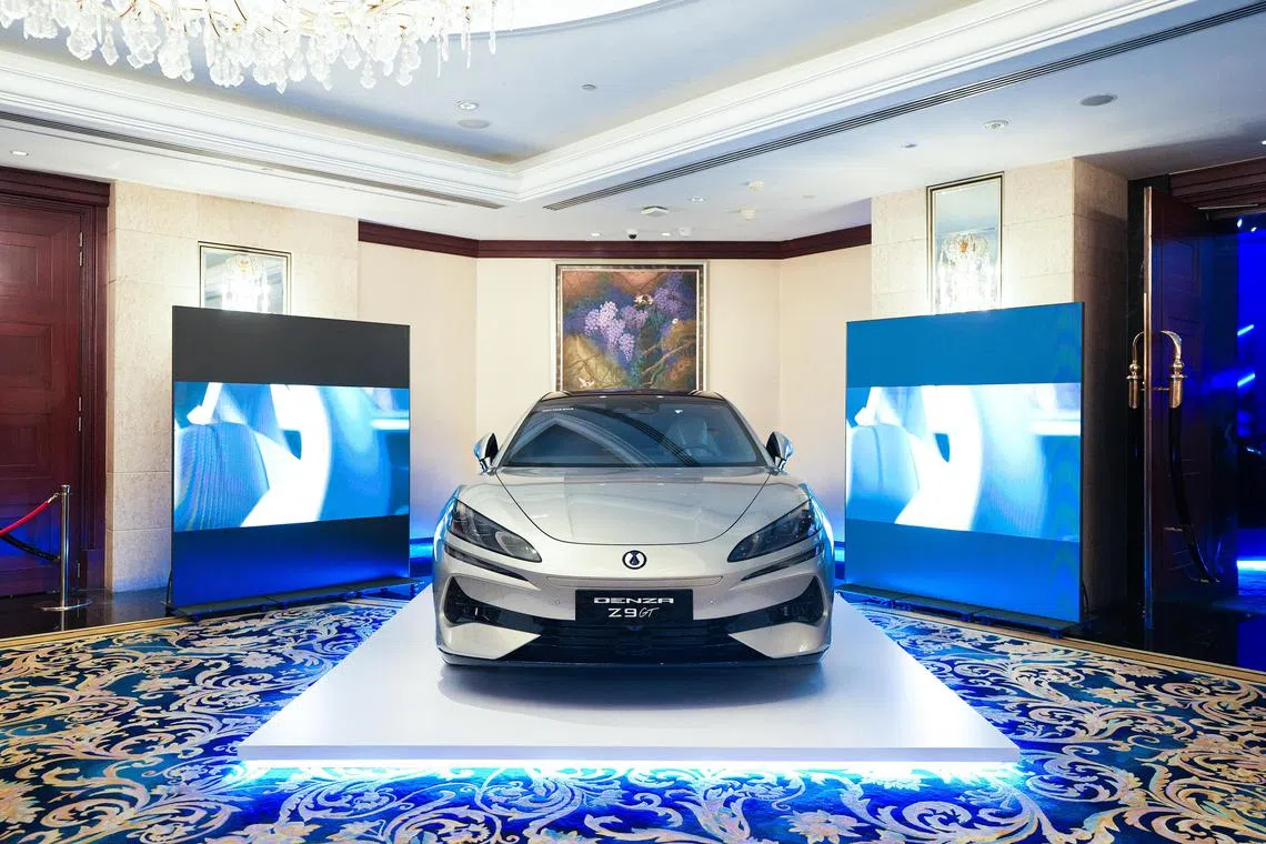 Lightning quick: The 710kW Denza Z9 will arrive in Singapore in 2025.