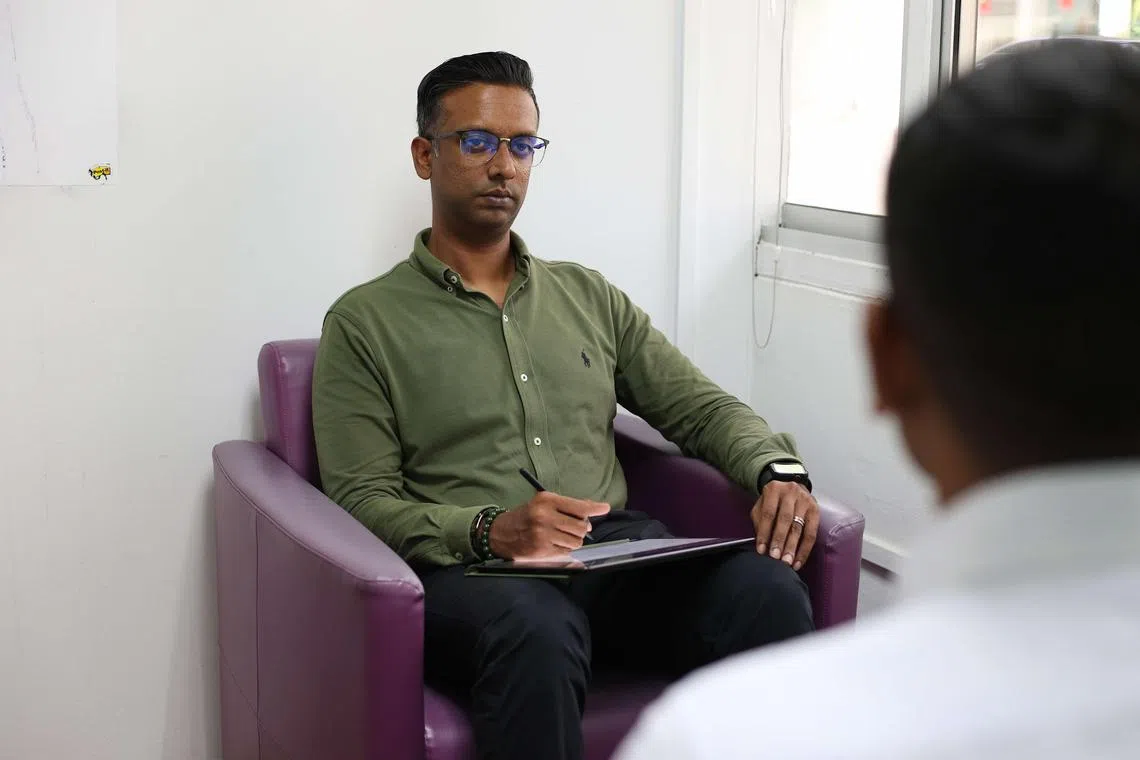 sssocial16 - Mr Prem Muniandy, 37, made the switch into social work after he realised he wanted more meaning in his career. 

credit: Sinda