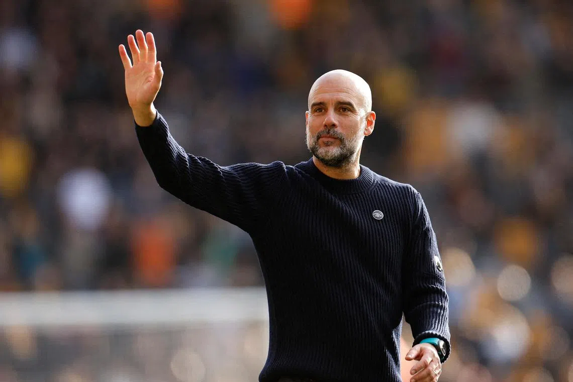 Manchester City manager Pep Guardiola was under fire after seven winless games, but a 3-0 victory over Nottingham Forest has eased the pressure a little.