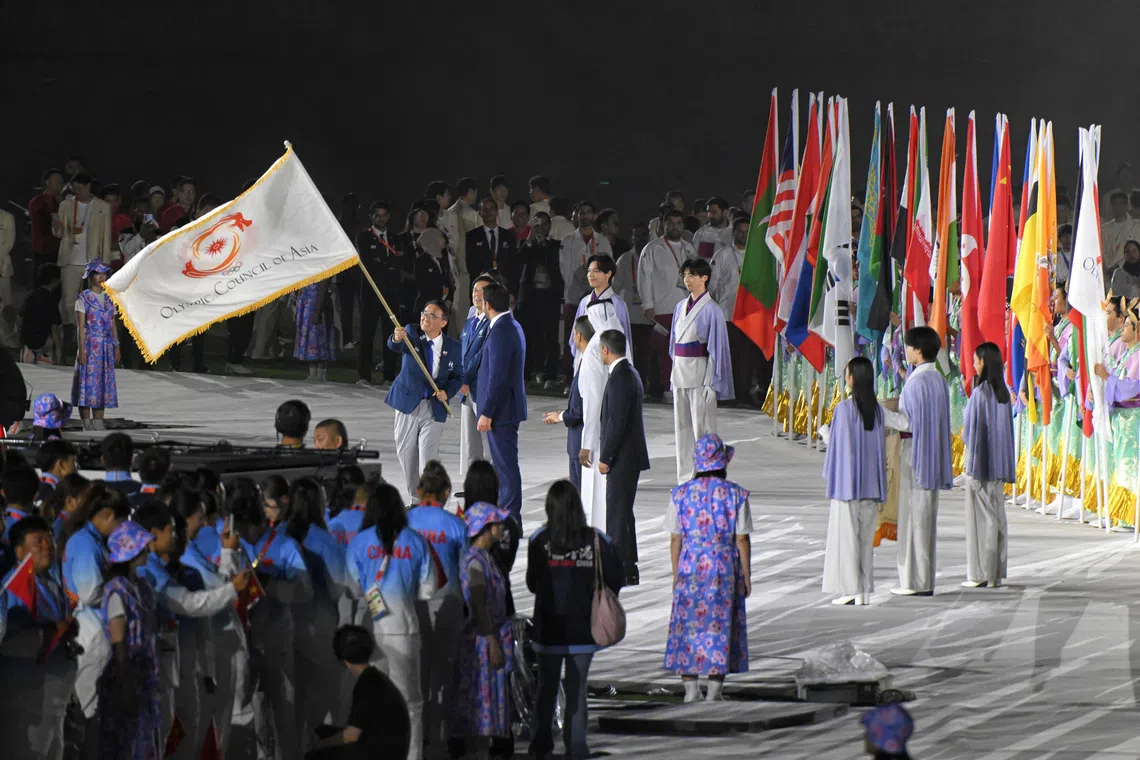 The aim is to help provide barrier-free facilities to athletes participating in the Asian Para Games opening on Oct 18.