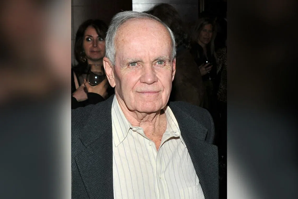 American author Cormac McCarthy is best known for All The Pretty Horses and No Country For Old Men.