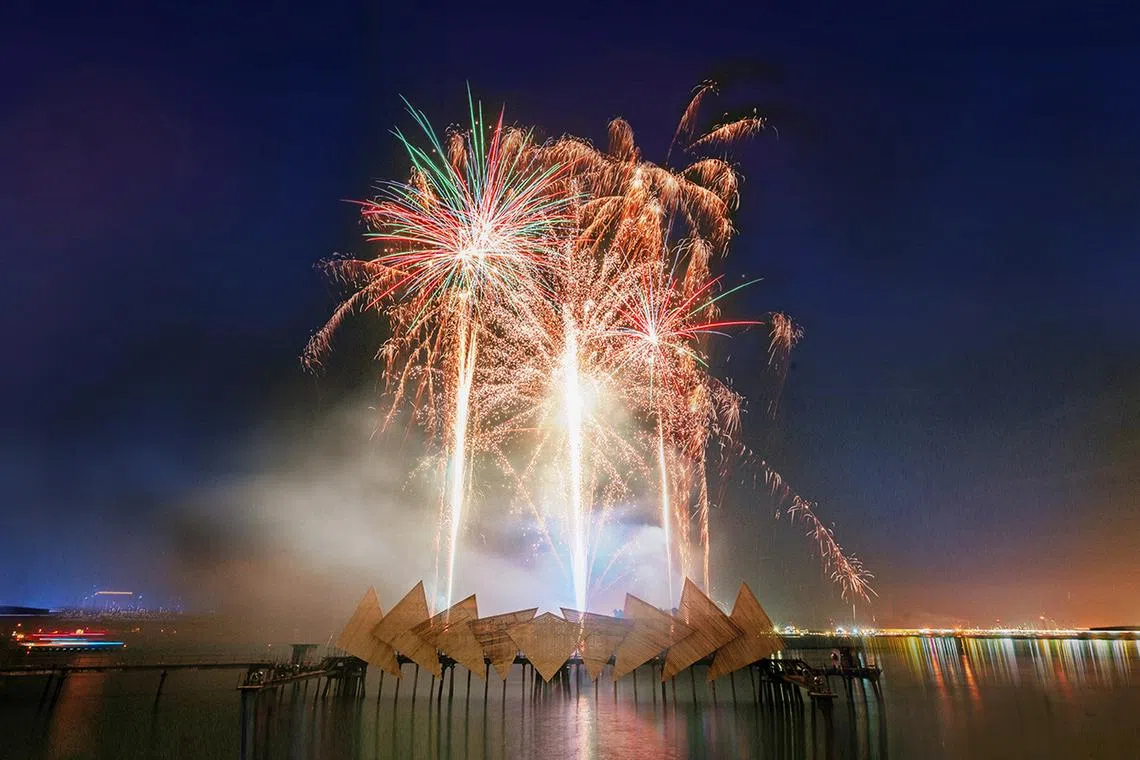 Celebrate the New Year at Sentosa with vibrant concert festivities and a backdrop of stunning fireworks, the perfect way to welcome 2025.