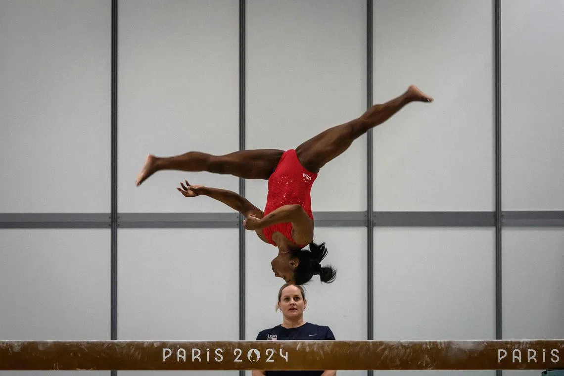 US gymnast Simone Biles and four-time Rio 2016 Olympic champion is one of the big-name American athletes heading to Paris 2024.