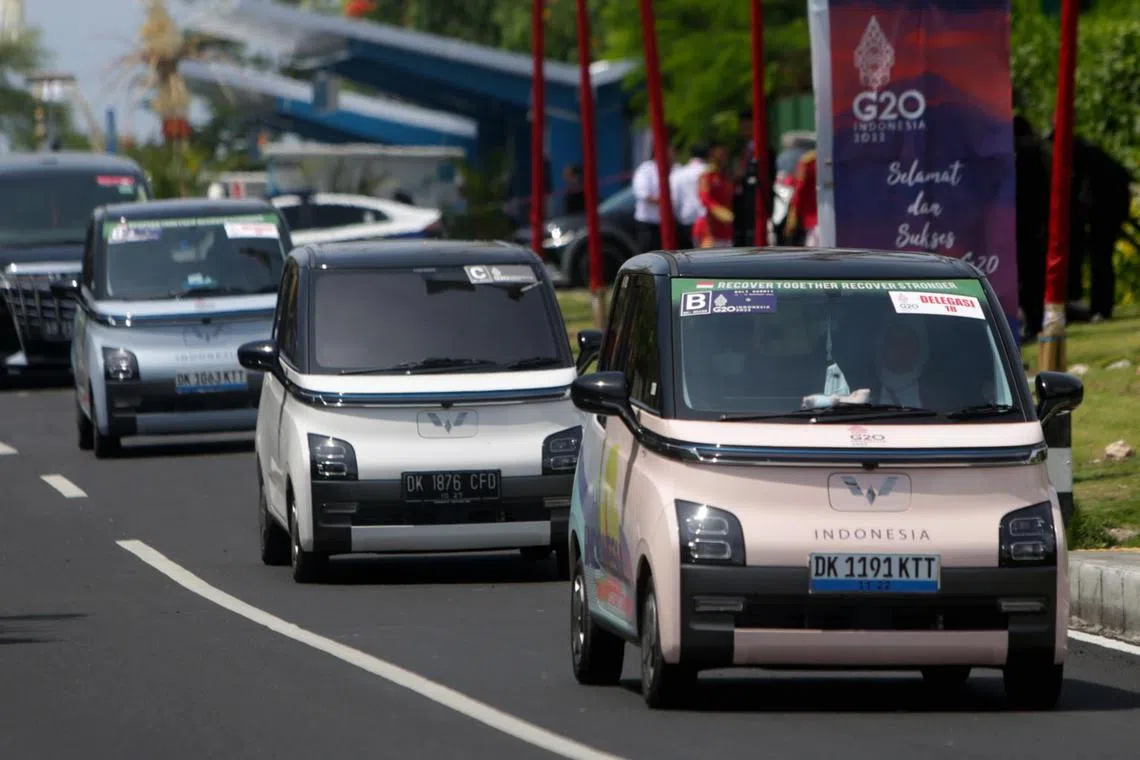 Indonesia faces tough competition from the world’s biggest electric vehicle markets.