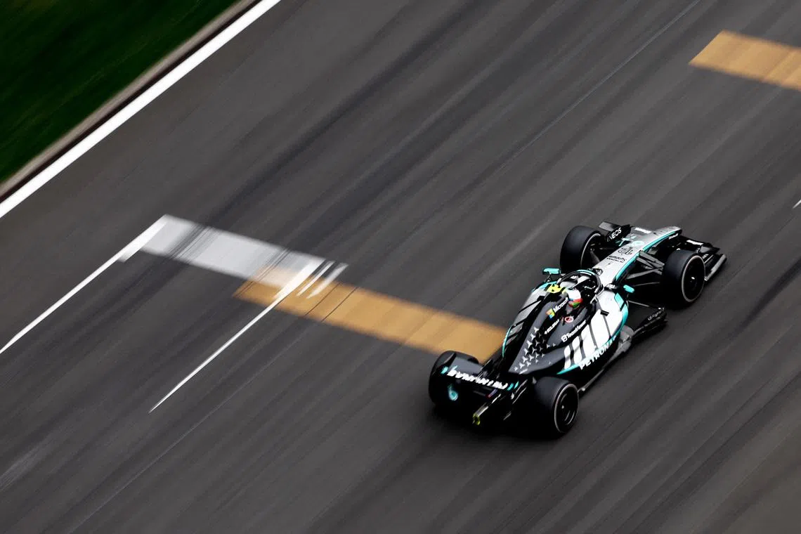 Formula One F1 - Chinese Grand Prix - Shanghai International Circuit, Shanghai, China - March 15, 2026 Mercedes' Andrea Kimi Antonelli in action during the race REUTERS/Jakub Porzycki