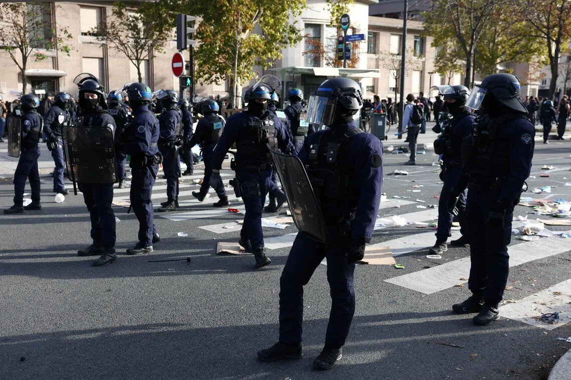 The government says 215 students and 715 police officers have been injured since the start of the movement.