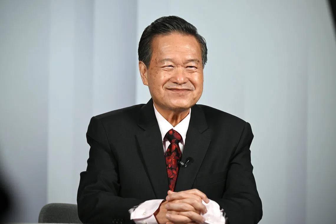 Mr Tan Kin Lian emphasised his track record of financial management, his reputation for frugality and willingness to stand up for the common man.