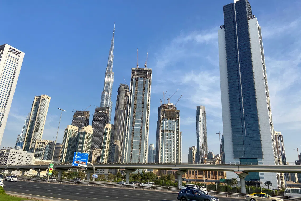 FILE PHOTO: General view of the Burj Khalifa skyline in Dubai, United Arab Emirates, December 8, 2021. REUTERS/Abdel Hadi Ramahi/File Photo