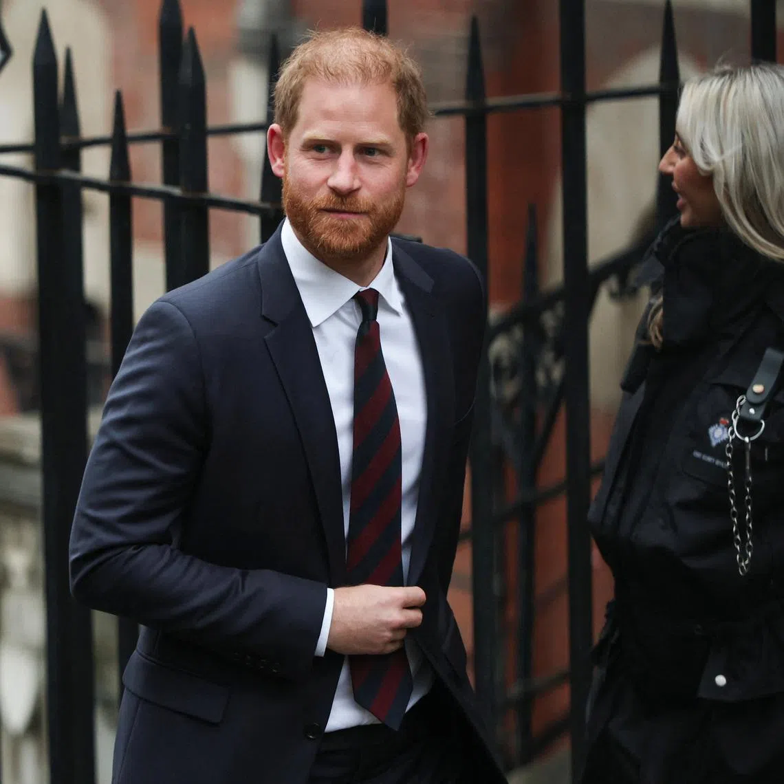 Britain's Prince Harry arrives during the first week of a nine-week trial lawsuit against Associated Newspapers, publisher of the Daily Mail, which Britain's Prince Harry and others are suing over allegations of privacy breaches dating back 30 years, at the High Court in London, Britain, January 22, 2026. REUTERS/Isabel Infantes/File Photo