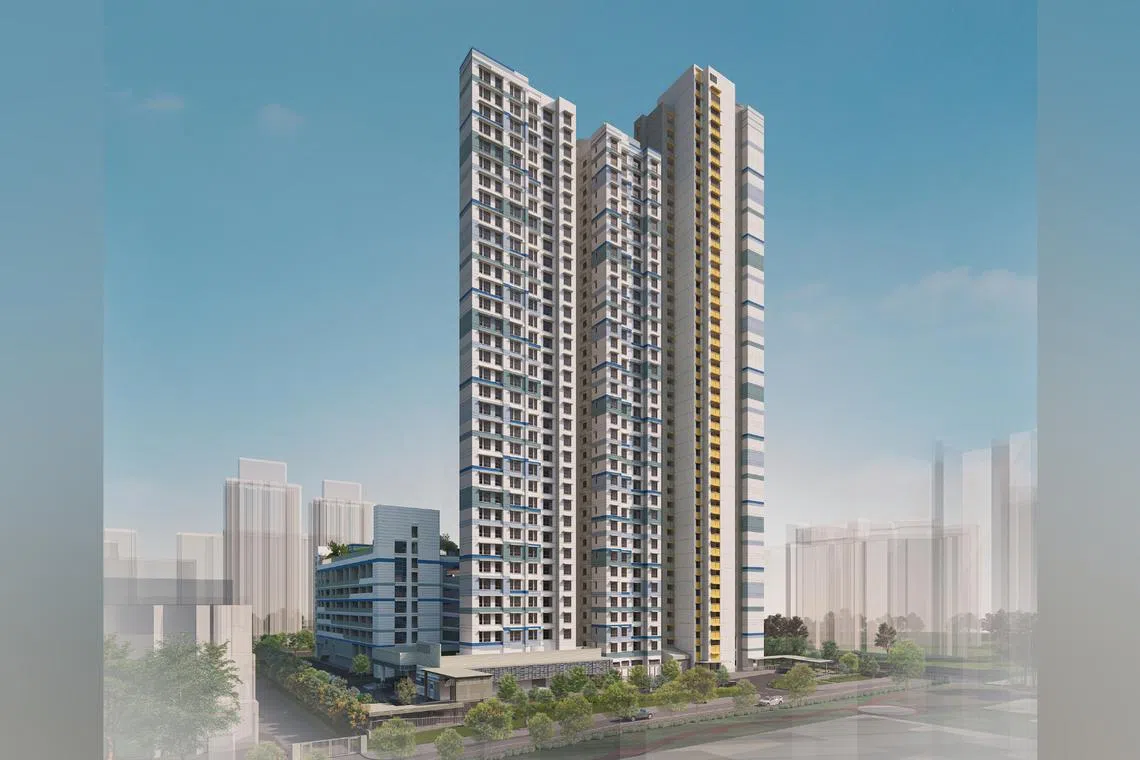 Prices of two-room flexi flats in the Towner Breeze in Kallang/Whampoa ranged from $216,000 to $328,000, excluding grants.