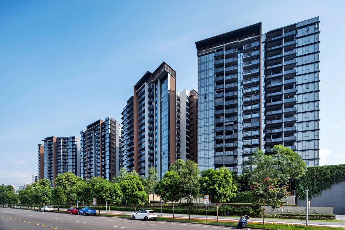 PARC ESTA Condominium na Sims Avenue em Eunos pela China Construção Pacífico Sul de Desenvolvimento Co Clementi 