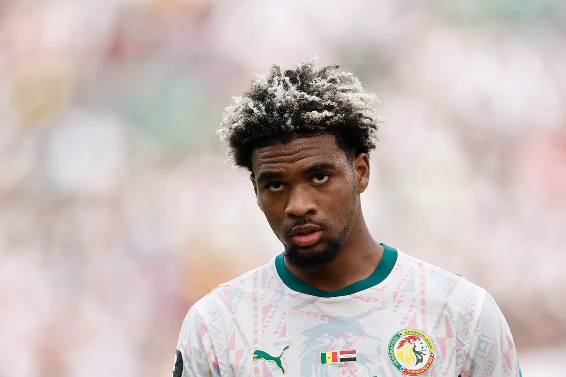 Soccer Football - FIFA World Cup 2026 - Group I - Senegal v Iraq - Toronto Stadium, Toronto, Canada - June 26, 2026 Senegal's Ibrahim Mbaye REUTERS/Benoit Tessier
