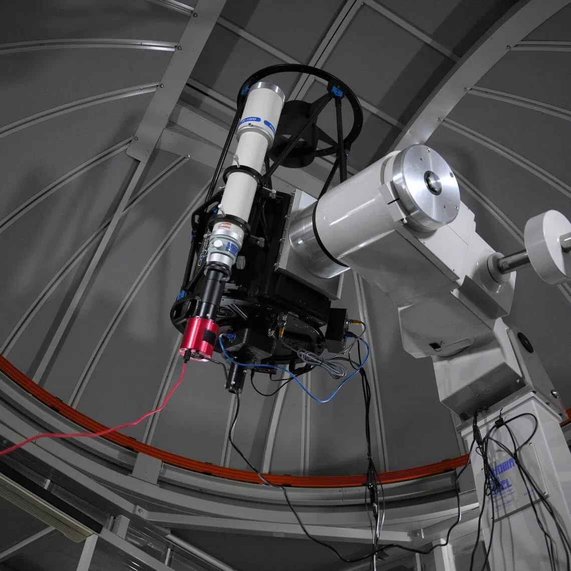 Inside the Galileo Observatory at the School of Science and Technology's Space Technology Centre, on April 20.