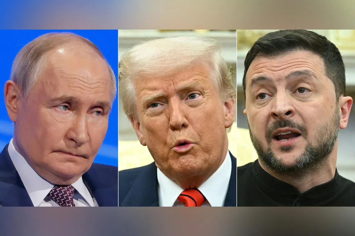 Mr Trump said he would like Russian President Vladimir Putin and Ukraine President Volodymyr Zelensky to “get this war ended” in Ukraine.