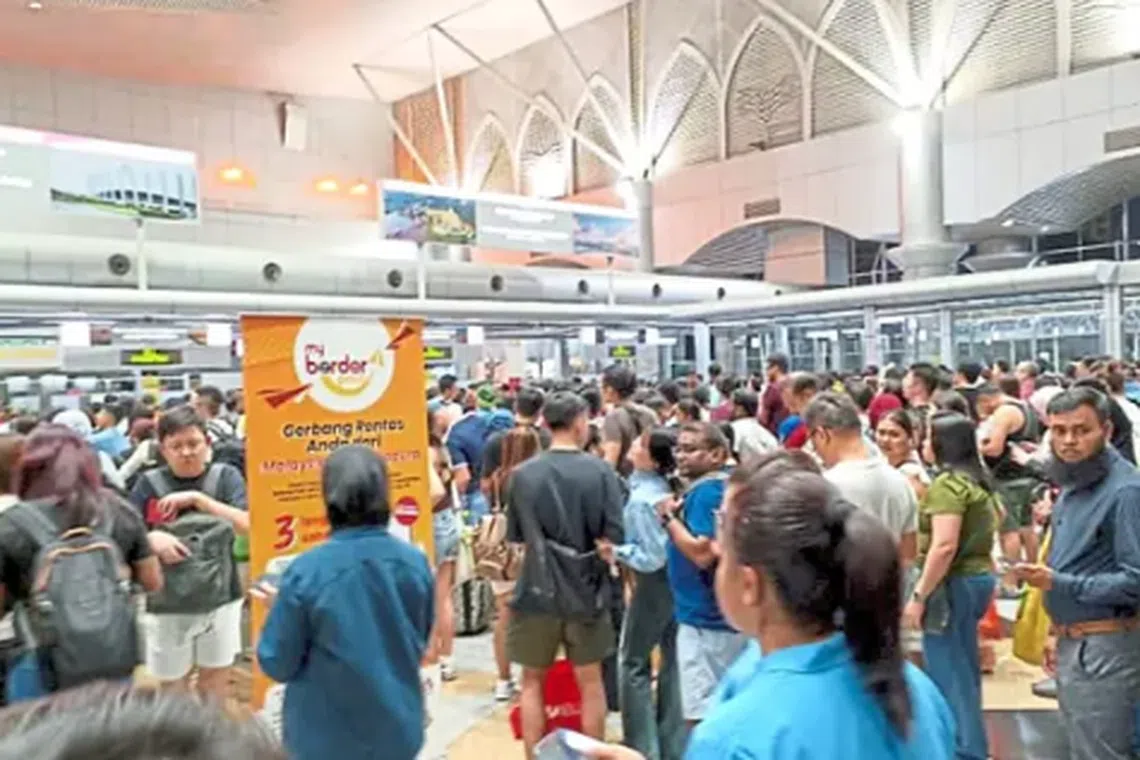 Immigration officers had to manually clear people for travel.