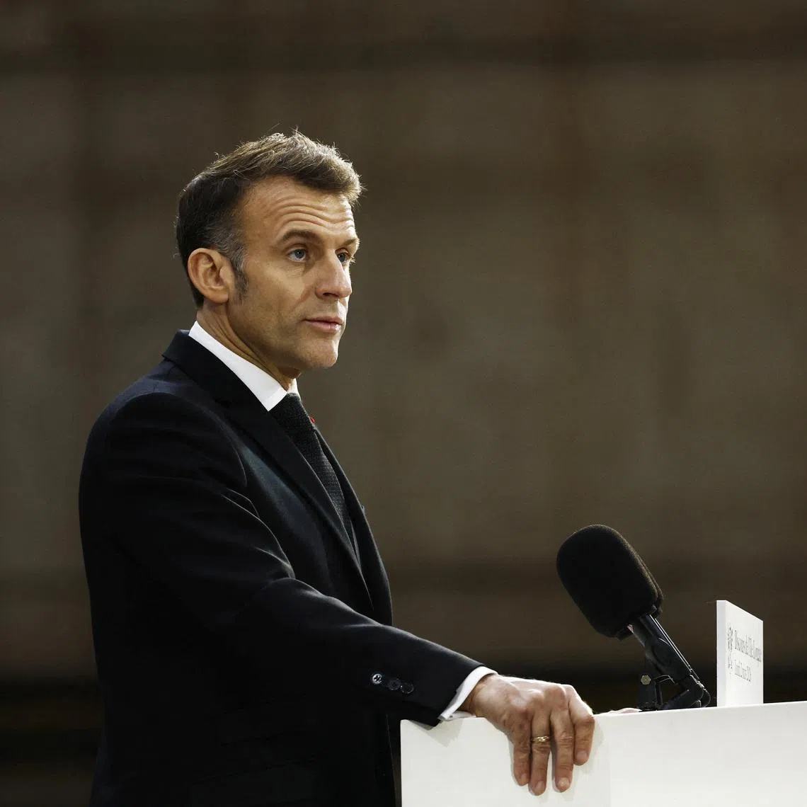French President Emmanuel Macron at a nuclear energy summit on March 10 said civilian nuclear power helped provide energy sovereignty.