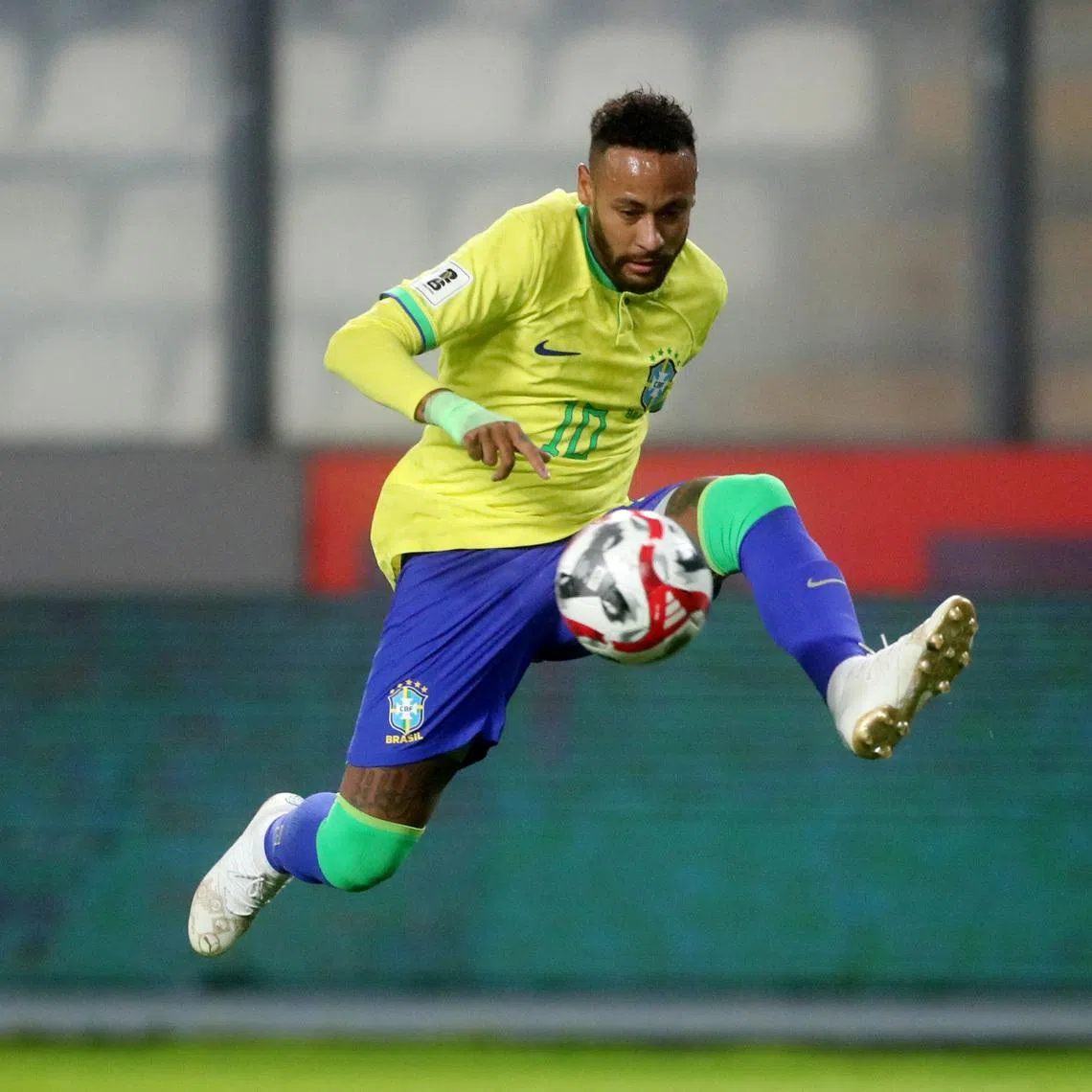 Soccer Football - World Cup - South American Qualifiers - Peru v Brazil - Estadio Nacional, Lima, Peru - September 12, 2023 Brazil's Neymar in action REUTERS/Sebastian Castaneda